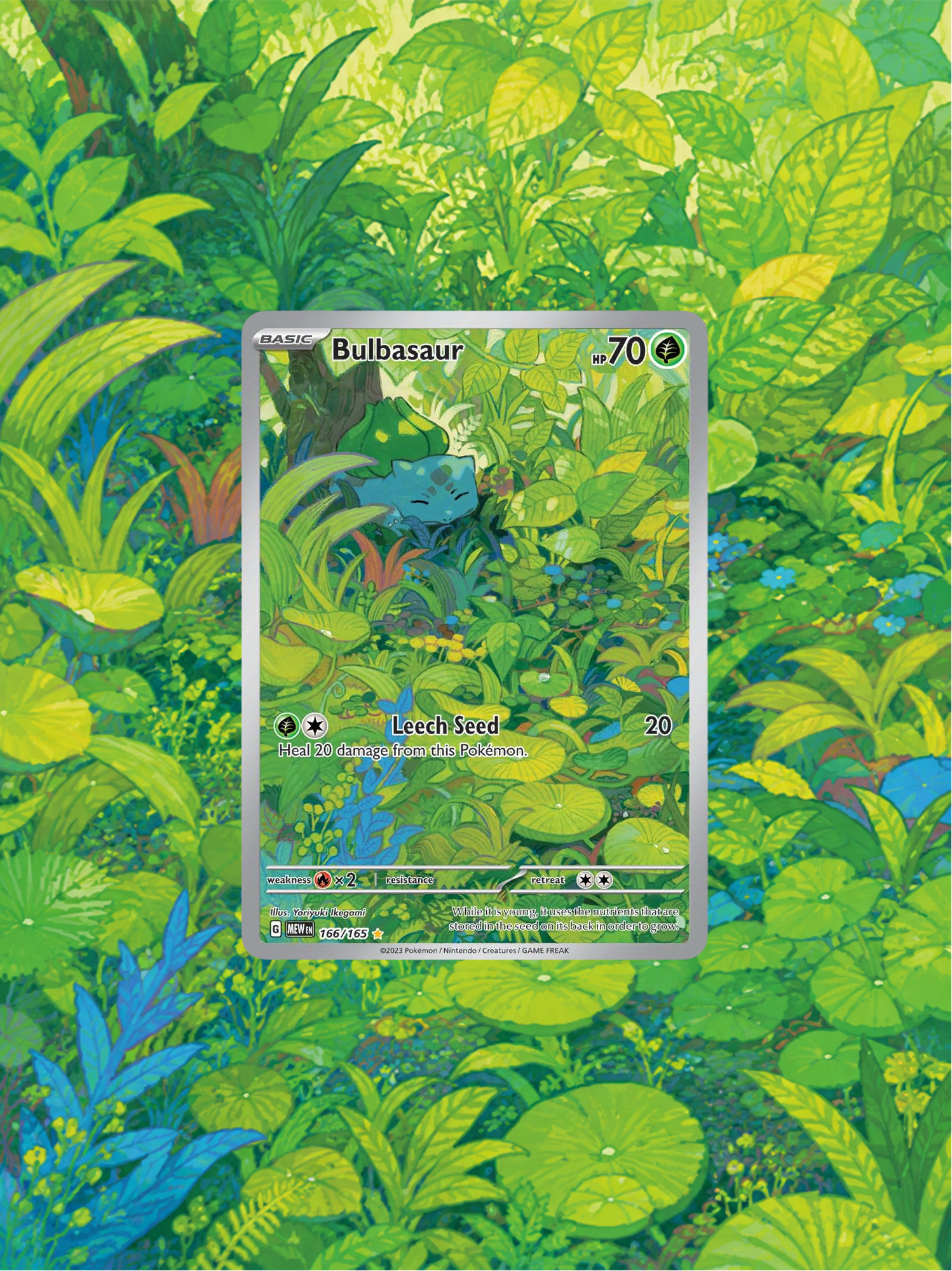 Bulbasaur Extended Art Display