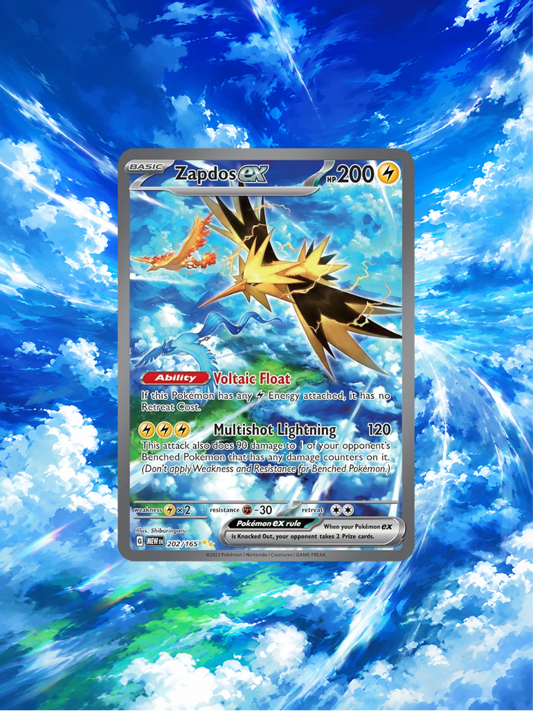Zapdos Extended Display Art